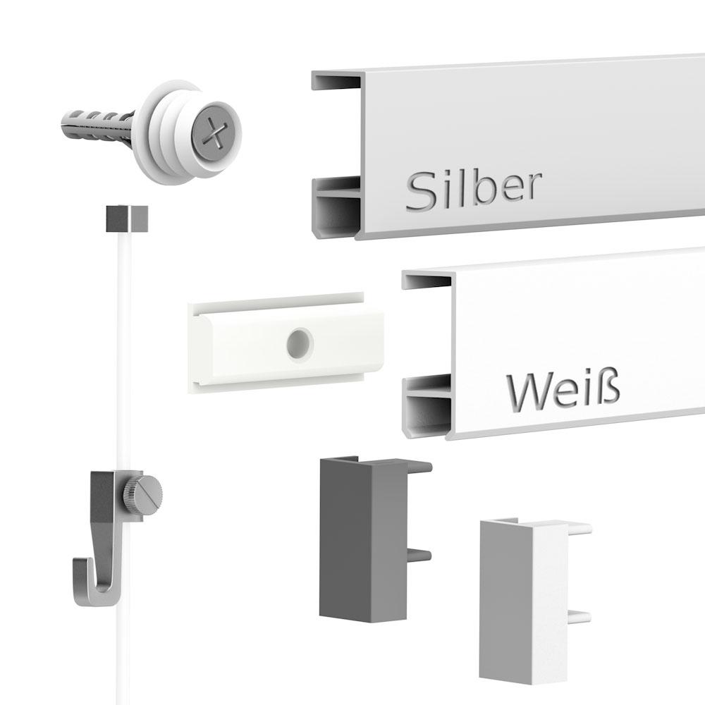 2-20-Meter-Bilderschienen-Set-Klassik-Bilderschiene